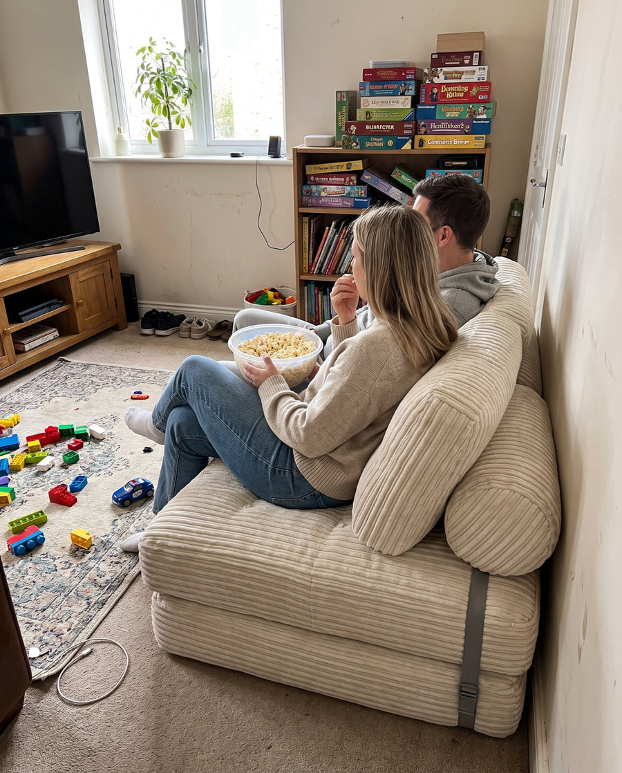 Idée d'installation : la Baie dans un salon familial