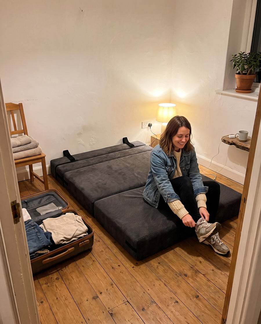 Idée d'installation : la Lagune dépliée dans une chambre d'amis